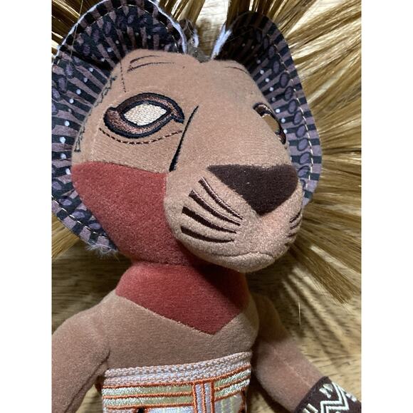 The Lion King Broadway Musical Simba Lion Plush Stuffed Animal Toy Disney 12” - Picture 3 of 6